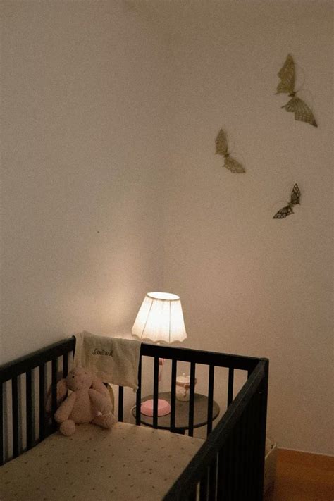 Minimalist Baby Girl Nursery with Soft Lighting + Personalized Touch in ...